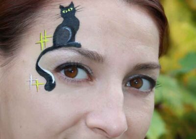 black kat face painting