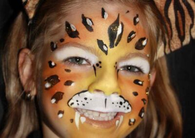 cheetah face painting