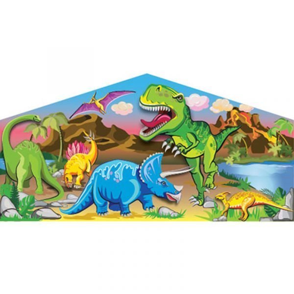 dinosaurs art panel for interchangeable theme inflatable