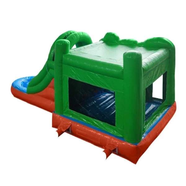 dinosaur combo bouncy castle with a slide
