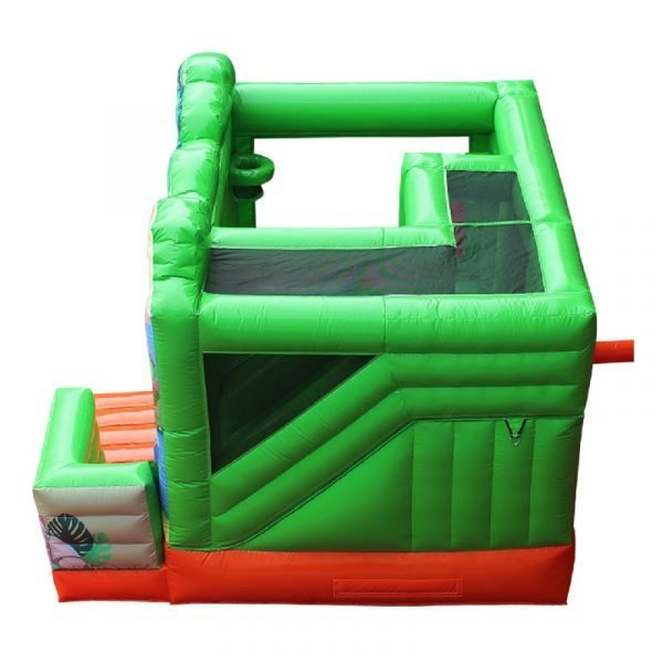 dinosaurs combo bouncy castle 13x13 top view