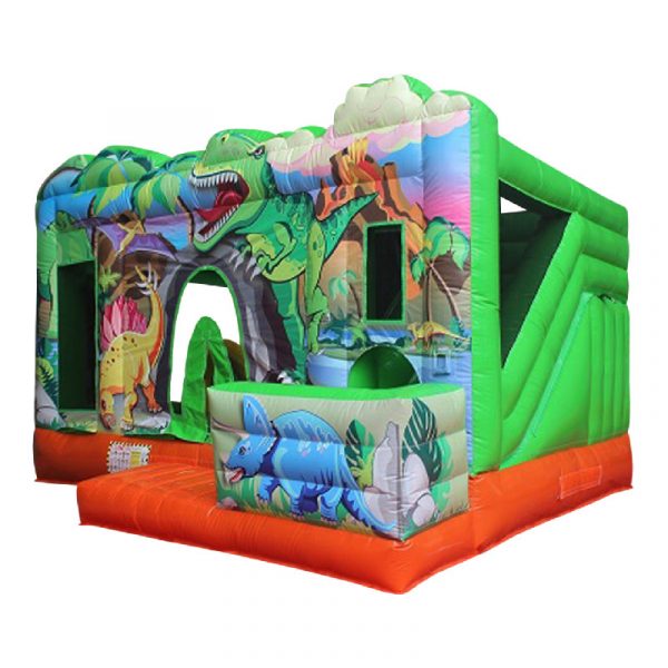 dinosaur combo bouncy castle 17x15