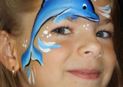 dolphin face painting
