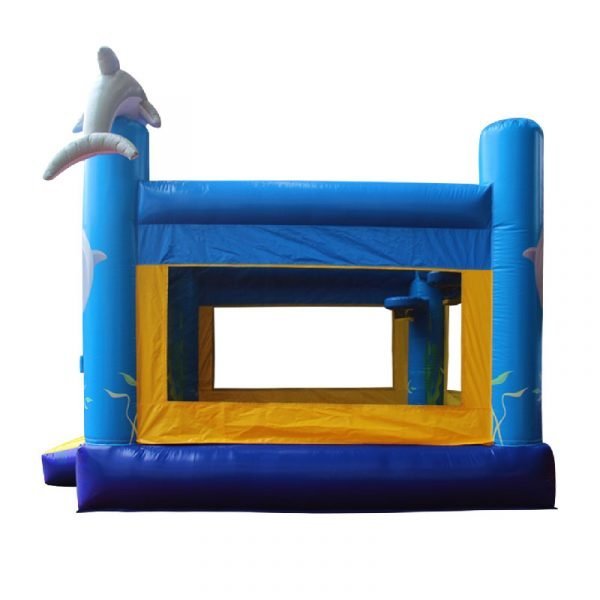 dolphin bouncy castle side view