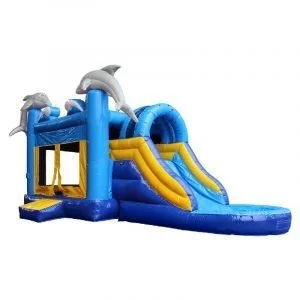 dolphin waterslide combo
