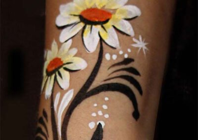 floral arm design