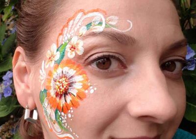 floral face paint 2