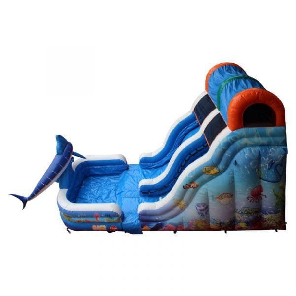 inflatable wet slide 2