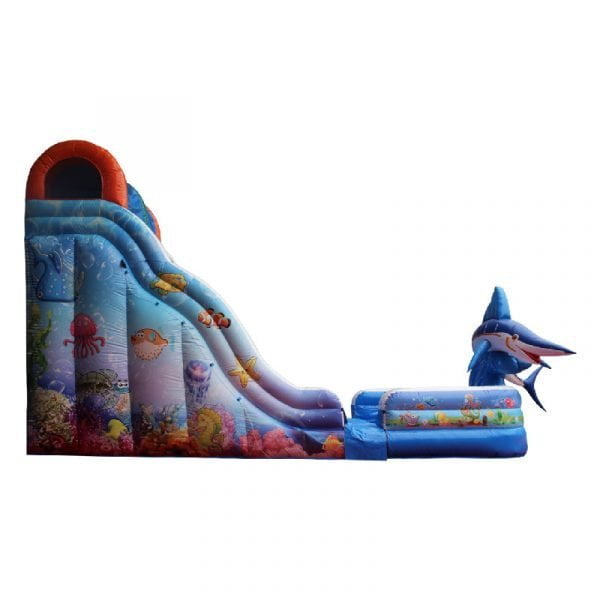 inflatable aqua slide