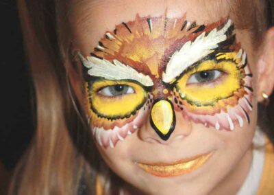 owl face painting
