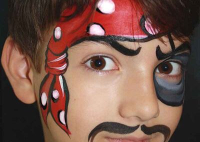 pirate face painting