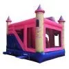 princess combo bouncy castle 13x13 rear view