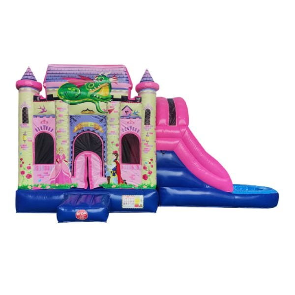 Princess water slide front view