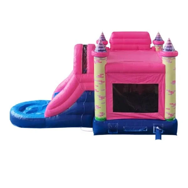 Princess water slide back view