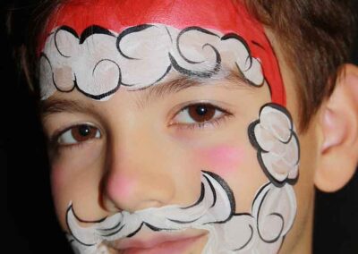 Santa face painting