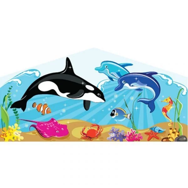 sea art panel for interchangeable theme inflatable