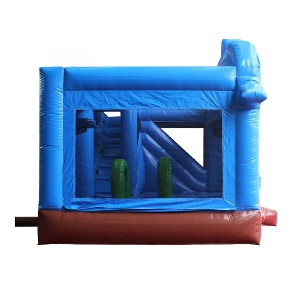 sea combination bouncy castle side view