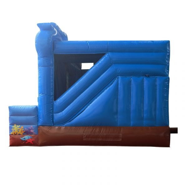 sea combination bounce house side view