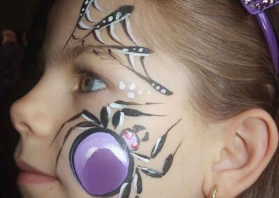spider face painting