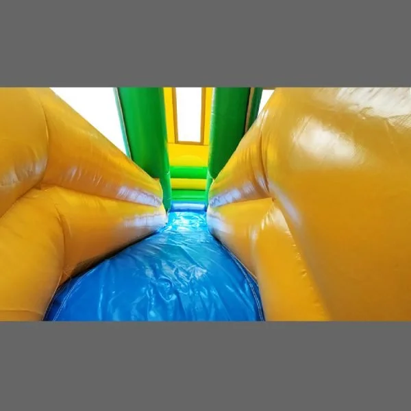 bouncy castle with a slide