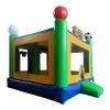 sports bouncy castle side view