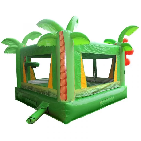 Tropical Bouncy Castle back view