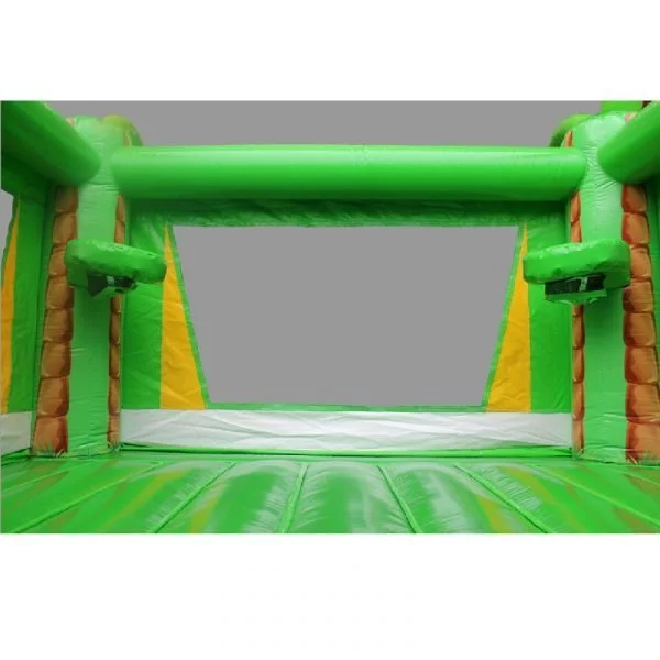 Tropical Bouncy Castle basketball hoops