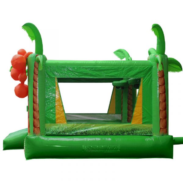 tropical bouncy castle side view