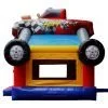monster truck bounce house side view