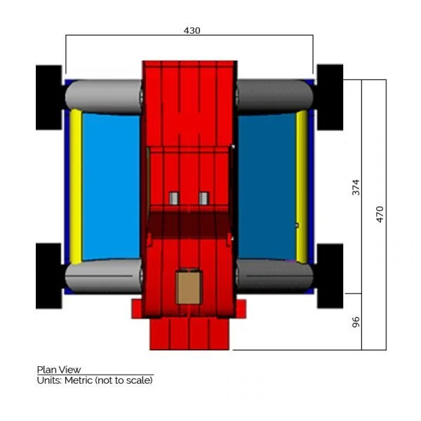 monster truck bouncy castle sizes