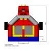 monster truck bouncy castle sizes