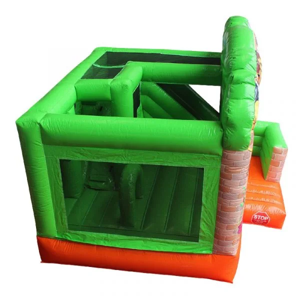 zoo combo bouncy castle 13x13 top view