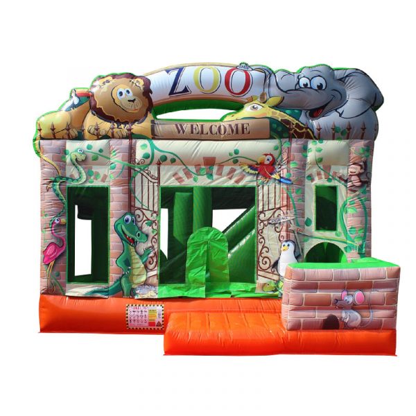 zoo combination bouncy castle