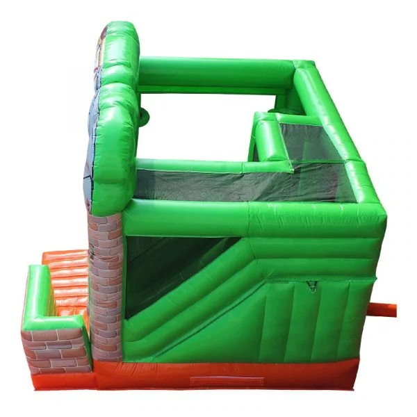 zoo combo bouncy castle 15x17 top view