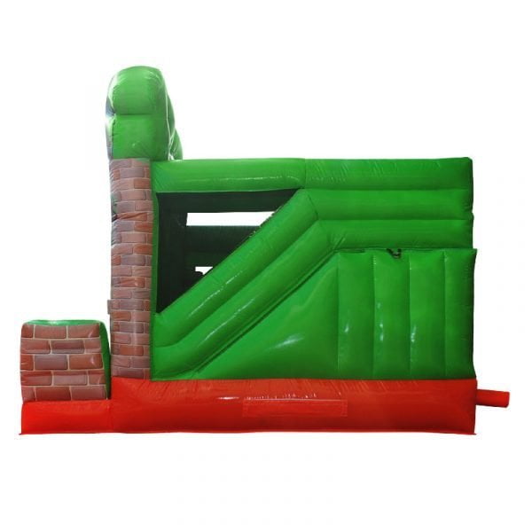 zoo combo bouncy castle 15x17 side view
