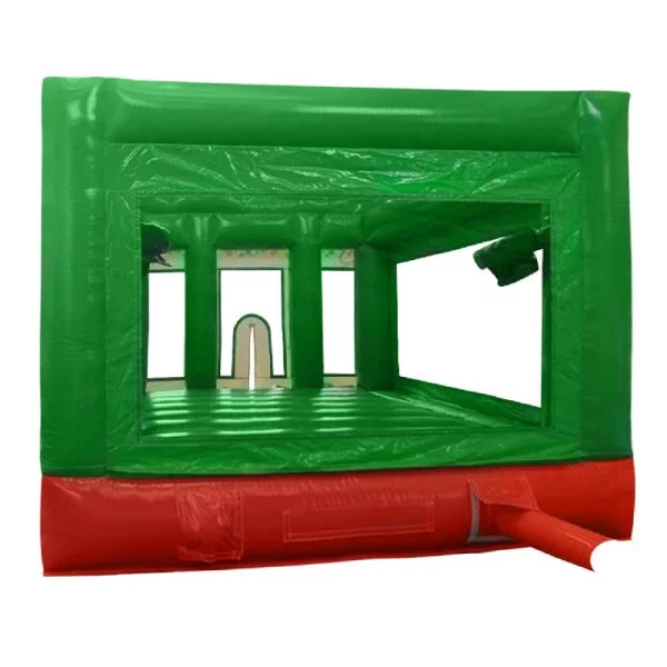 zoo bouncy castle 13x13 rear view