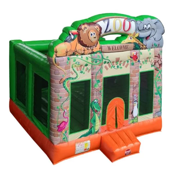 zoo bounce house 15x15 for sale