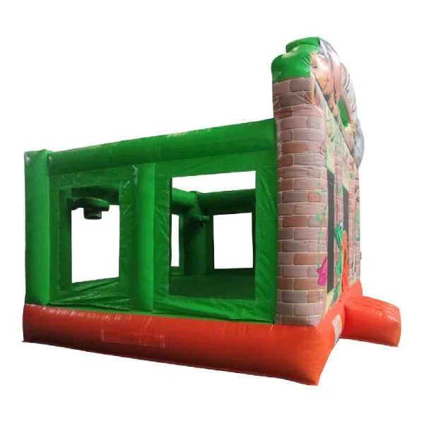 zoo bouncy castle 15x15 side view