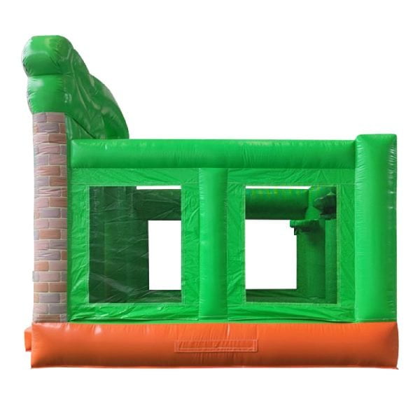 zoo bouncy castle 15x15 side view