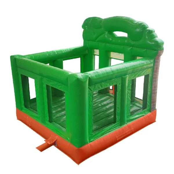 zoo bouncy castle 15x15 birds-eye view