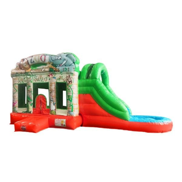 inflatable with waterslide